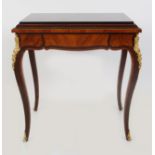 19TH-CENTURY KINGWOOD AND ORMOLU MOUNTED TABLE