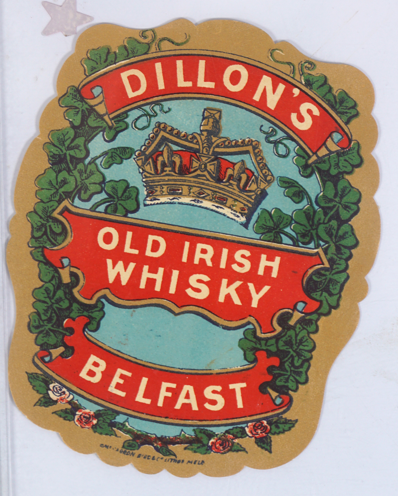 RARE COLLECTION OF IRISH WHISKEY LABELS - Image 4 of 16