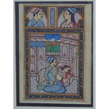 PAIR OF 19TH-CENTURY INDO-PERSIAN PAINTINGS