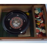 ROULETTE WHEEL SET IN ORIGINAL CASE