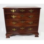 GEORGE III MAHOGANY CHEST, CIRCA 1780