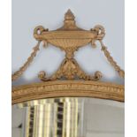 NINETEENTH-CENTURY GILT FRAME OVERMANTELE MIRROR