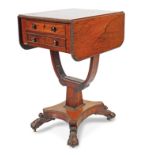 WILLIAM IV ROSEWOOD PEMBROKE TABLE