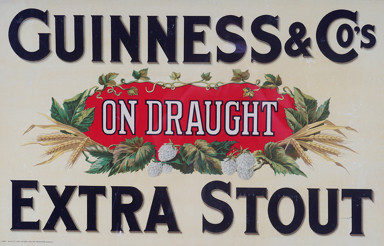 ORIGINAL GUINNESS ADVERTISING SIGN