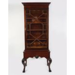 IRISH MAHOGANY SILVER CABINET