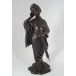 JAPANESE MEIJI BRONZE SCULPTURE