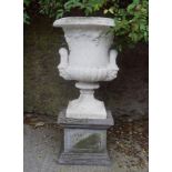 PAIR OF LARGE ESTATE URNS