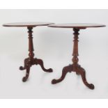 PAIR OF VICTORIAN MAHOGANY TABLES