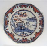 5 18TH-CENTURY CHINESE FAMILLE ROSE PLATES