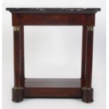 FRENCH EMPIRE PERIOD CONSOLE TABLE