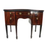 GEORGE III PERIOD SATINWOOD SHERATON SIDEBOARD