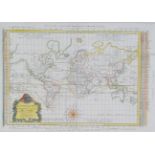 EIGHTEENTH-CENTURY GENERAL MAP OF THE WORLD
