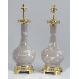 PAIR OF 19TH-CENTURY FRENCH PORCELAIN TABLE LAMPS