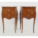 PAIR EDWARDIAN KINGWOOD PEDESTALS