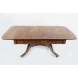 REGENCY MAHOGANY COFFEE TABLE