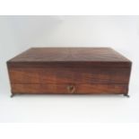 19TH-CENTURY ANGLO INDIAN HARDWOOD VANITY BOX