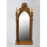 PAIR OF 19TH-CCENTURY CARVED GILTWOOD PIER MIRRORS