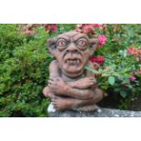 TERRACOTTA SEATED IMP