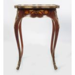 PAIR EARLY 20TH CENTURY FRENCH MARQUETRY TABLES