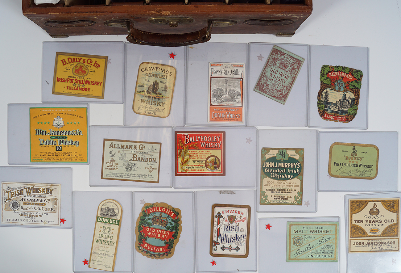 RARE COLLECTION OF IRISH WHISKEY LABELS - Image 16 of 16