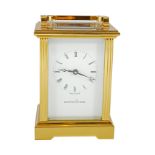 MAPPIN & WEBB BRASS CARRIAGE CLOCK