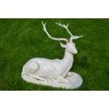 LARGE CAST IRON DEER