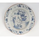 EIGHTEENTH-CENTURY DUTCH DELFT BLUE AND WHITE CHARGER