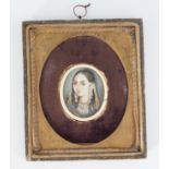 18/19TH-CENTURY INDIAN PORTRAIT MINIATURE