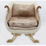 REGENCY PERIOD PAINTED ARMCHAIR