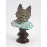 COLD PAINTED BRONZE DESK SEAL