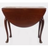 GEORGE I MAHOGANY GATE LEG TABLE