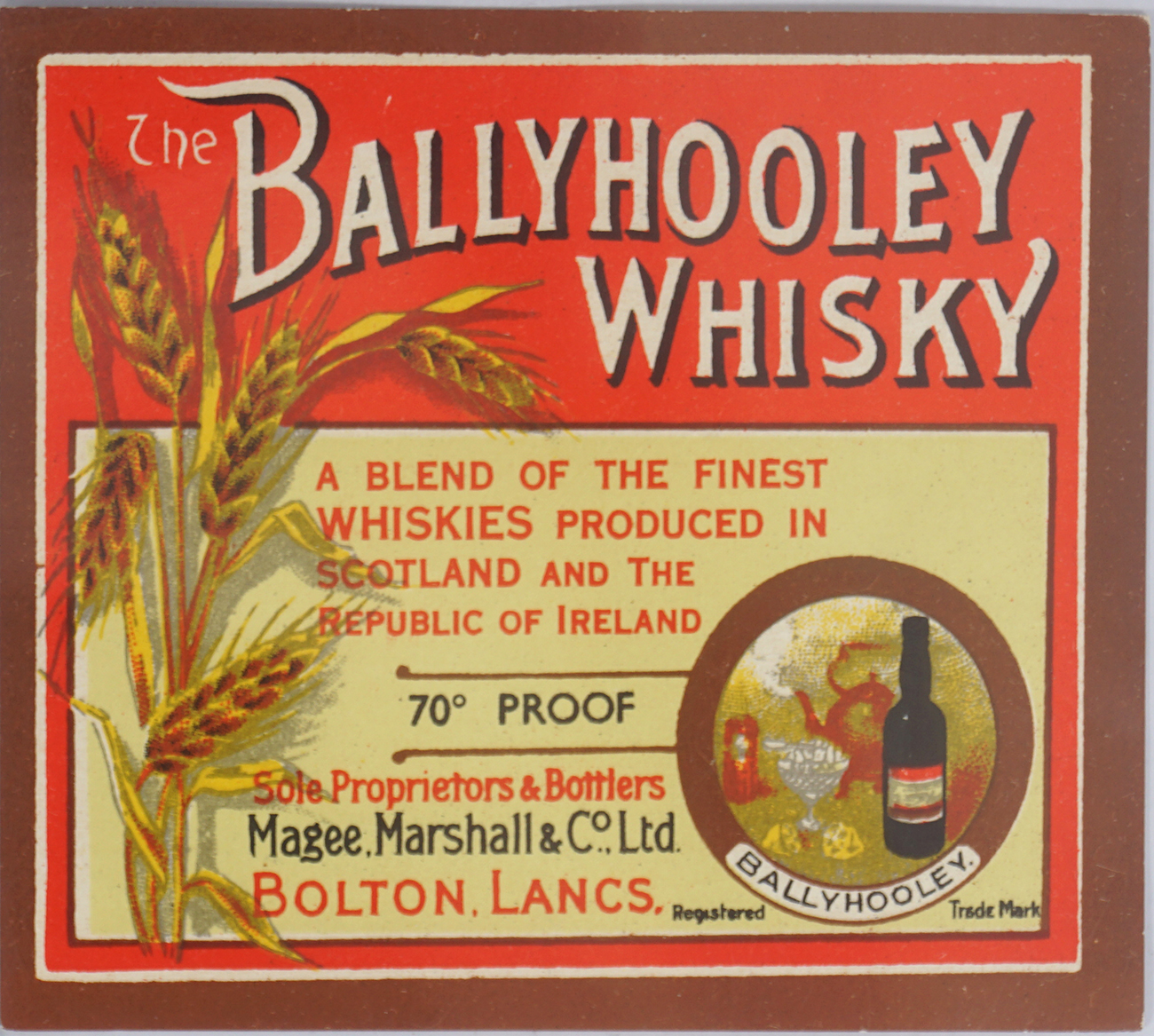 RARE COLLECTION OF IRISH WHISKEY LABELS - Image 6 of 16
