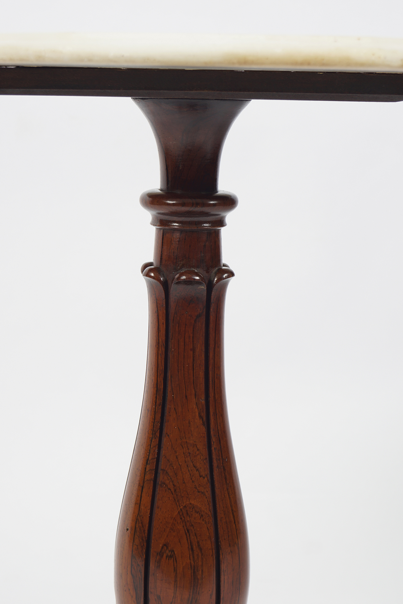 19TH-CENTURY SPECIMEN MARBLE AND ROSEWOOD TABLE - Image 4 of 5