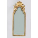 GEORGE III STYLE CARVED GILTWOOD PIER MIRROR