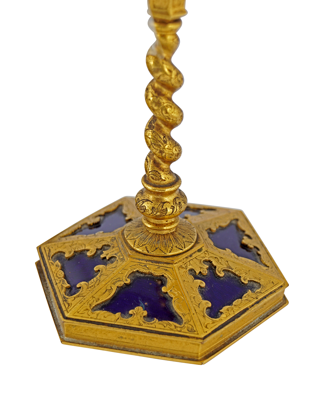 19TH-CENTURY GILT BRONZE LETTER RACK - Image 2 of 3