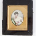 REGENCY OVAL PORCELAIN MINIATURE