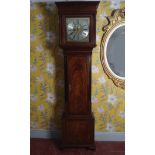 IRISH 18TH-CENTURY MAHOGANY LONG CASE CLOCK