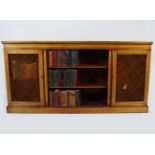 REGENCY SATINWOOD & INLAID BOOKCASE