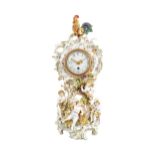 19TH-CENTURY GERMAN PORCELAIN MANTLE CLOCK