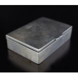 SILVER MATCH BOX