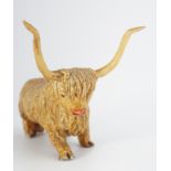 19TH-CENTURY MODEL OF A BULL