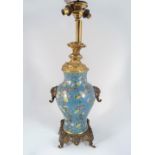 PAIR 19TH-CENTURY CHINESE CLOISONNE TABLE LAMPS