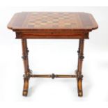 19TH-CENTURY PERIOD WALNUT CENTRE TABLE