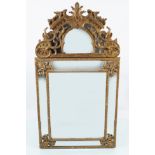 19TH-CENTURY PERIOD GILT FRAMED MIRROR