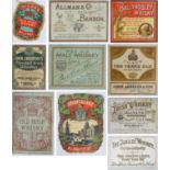 RARE COLLECTION OF IRISH WHISKEY LABELS