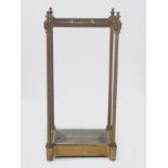 EDWARDIAN BRASS STICK STAND