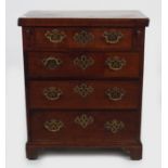 18TH-CENTURY MAHOGANY BACHELOR'S CHEST