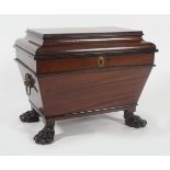 REGENCY PERIOD MAHOGANY WINE COOLER