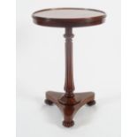 WILLIAM IV MAHOGANY WINE TABLE