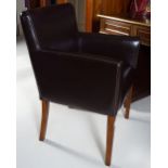 CONTEMPORARY FAUX LEATHER DESK CHAIR